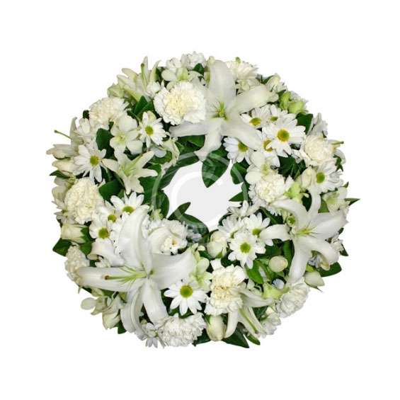 Στεφάνια ανθέων - Σταυρών - Ανθοκατασκευές